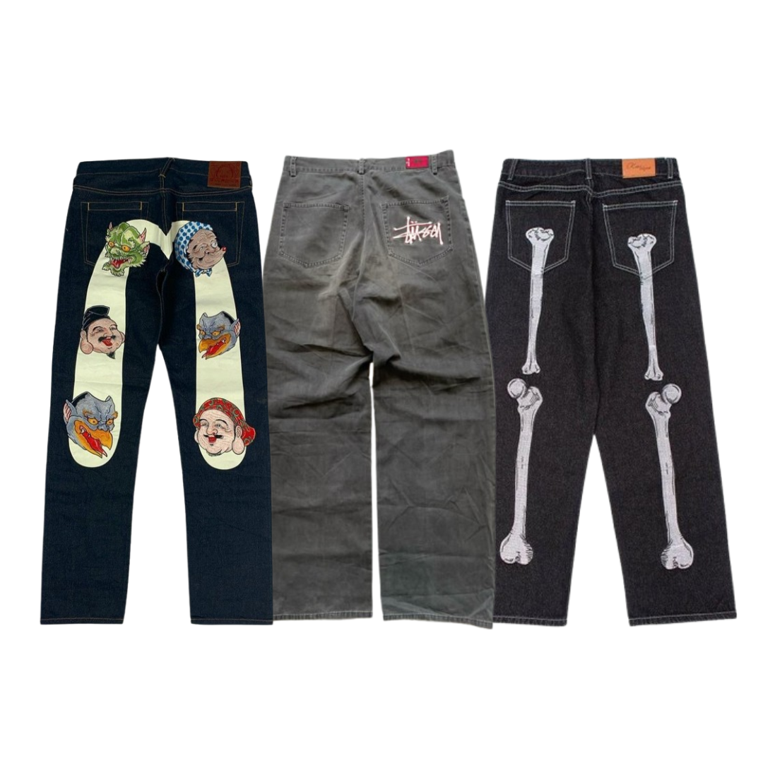 Précommande 30x Pièces Baggy Printed