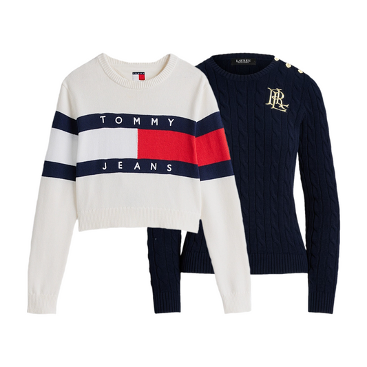 Mix 10kg Pull Ralph Lauren/Tommy Hilfiger Femme OFFERT